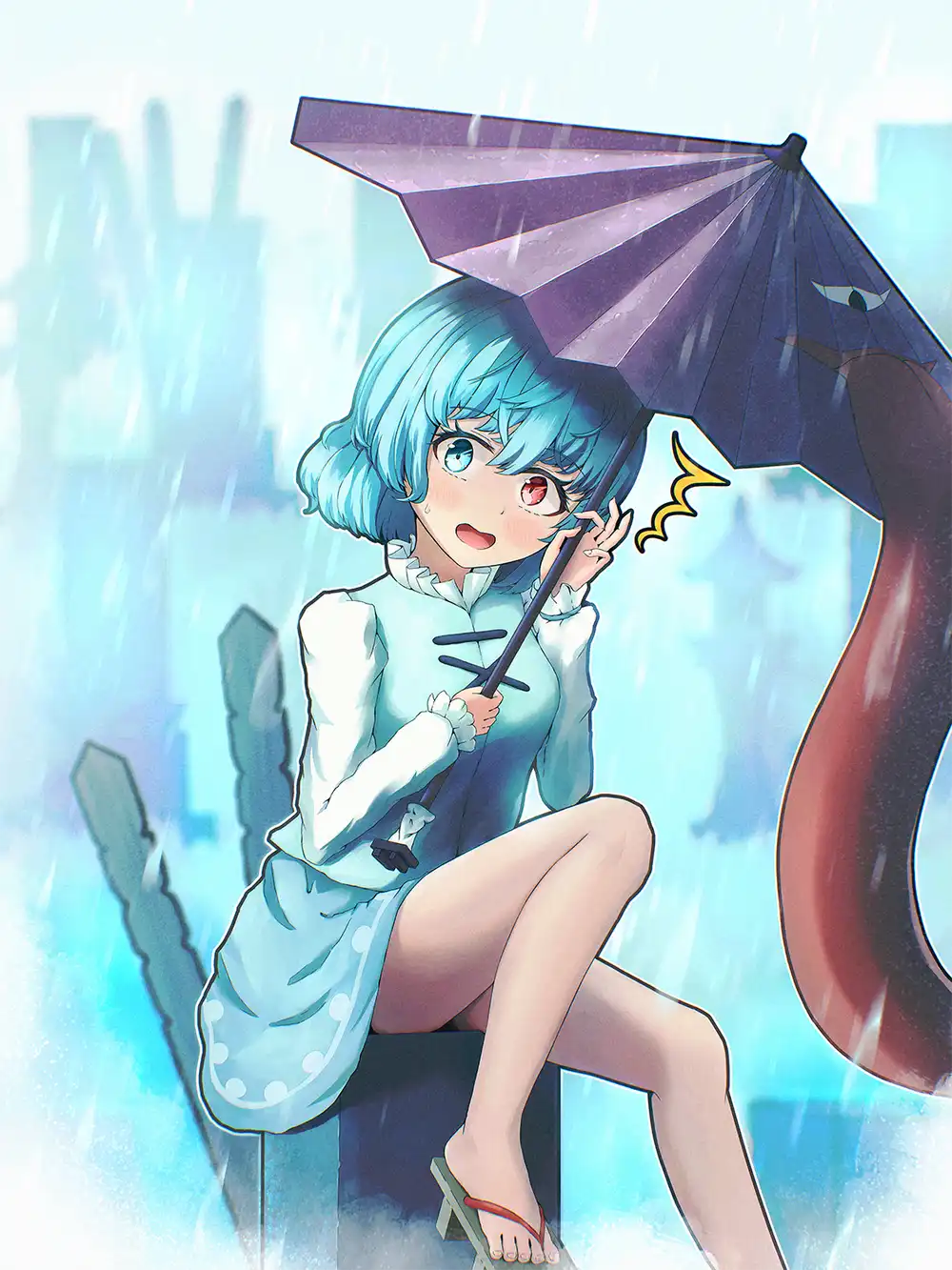 びっくり小傘ちゃん☔